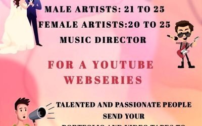 WE’RE LOOKING FOR MALE ARTISTS