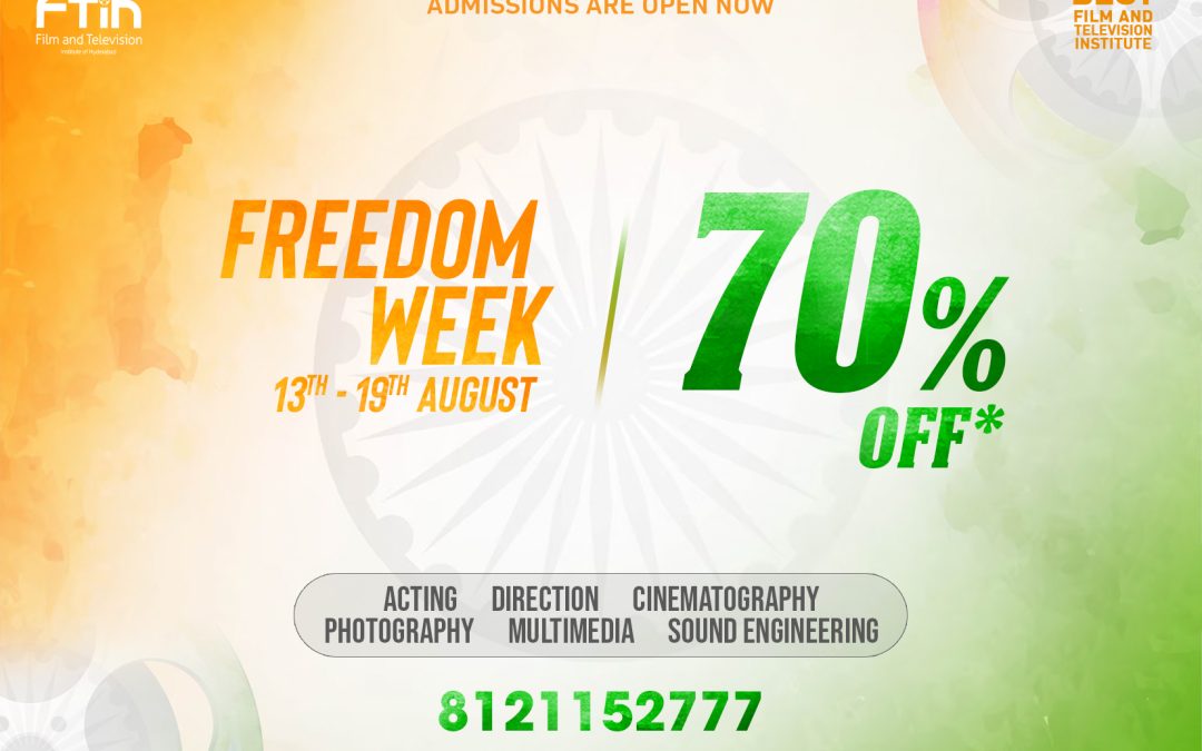 Unleash Your Creative Potential with FTIH Film School’s Freedom Week Offer!