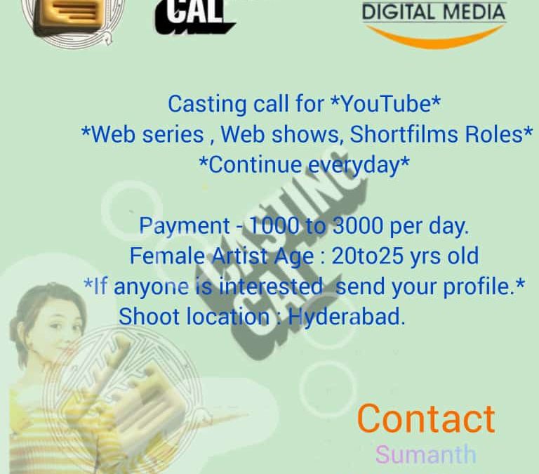 Dreaming of Acting? KNS DIGITAL MEDIA is Looking for You! Casting Call in Hyderabad